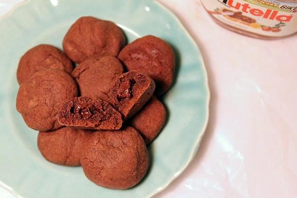 Galletitas rellenas de Nutella