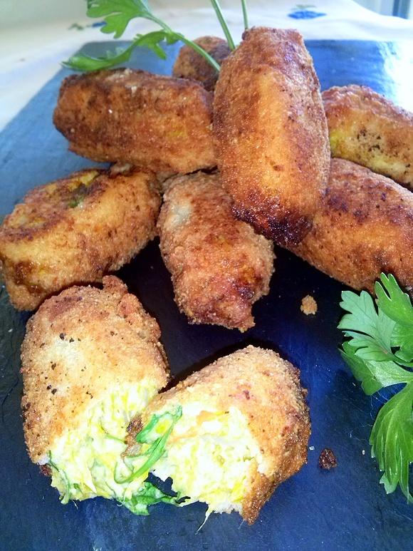 Falsas croquetas de calabaza y zanahorias