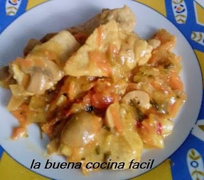 Filetes de lomo  a las delicias