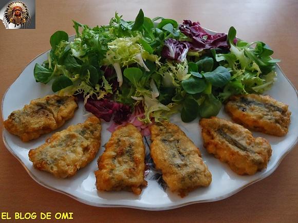 Sardinas rellenas de queso Cabrales