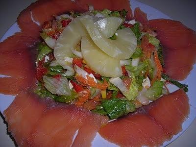 Ensalada con salmón